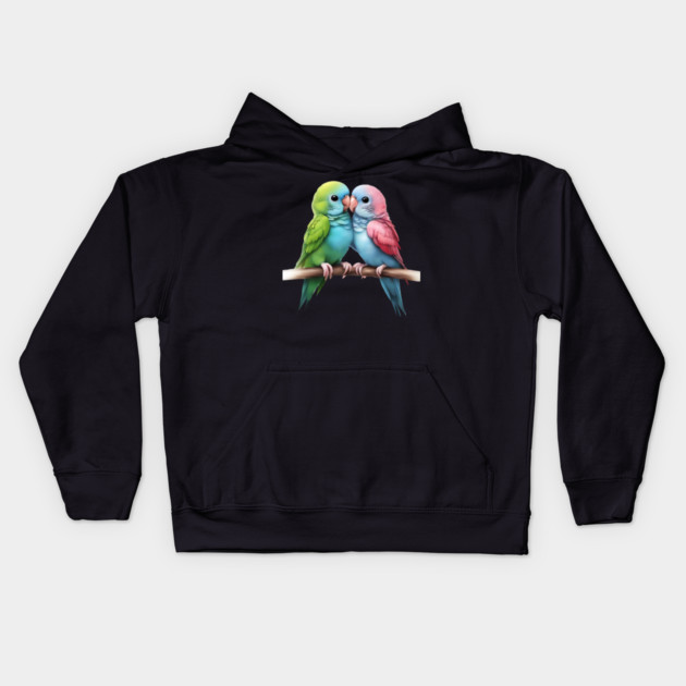 Cute Bird Kids Hoodie by animegirlnft