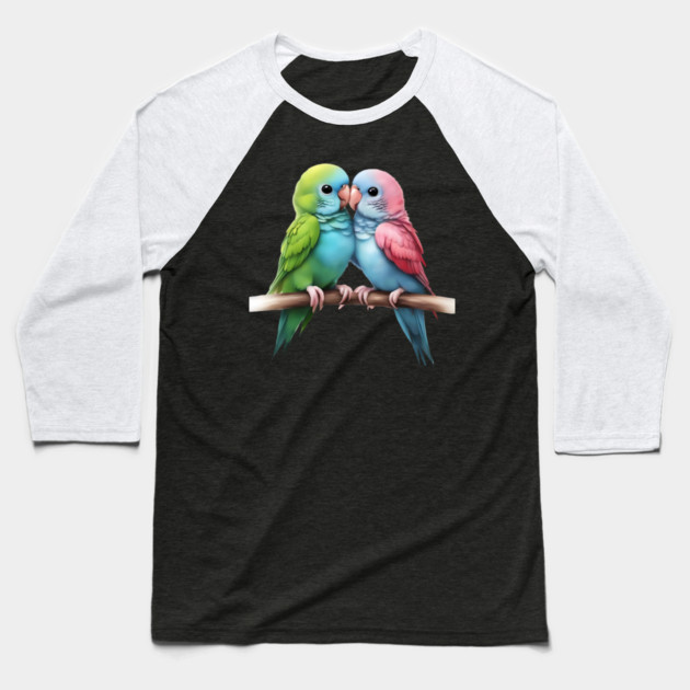 Cute Bird Baseball T-Shirt by animegirlnft