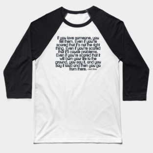 Mark Sloan - If you love someone Baseball T-Shirt