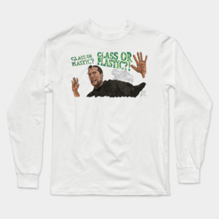 The Rock: Glass or Plastic Long Sleeve T-Shirt