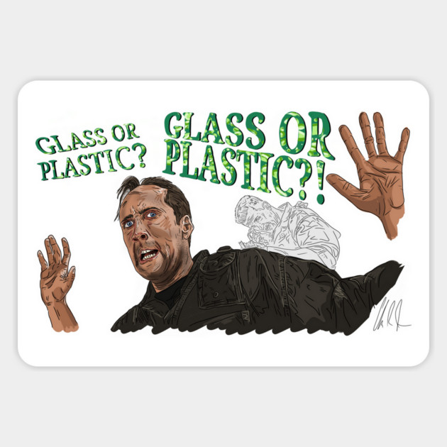 The Rock: Glass or Plastic Magnet by 51Deesigns