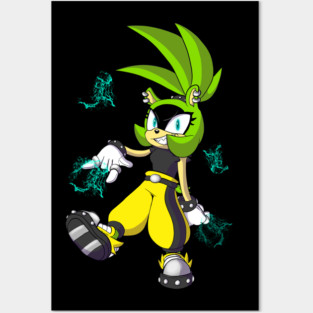 Surge the Tenrec Lean Posters and Art