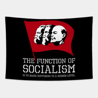 The function of socialism is to raise suffering to a higher level. Tapestry
