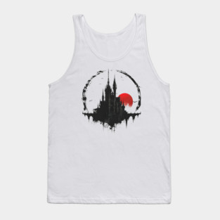 Bloodlust Chronicles: Immortal Bounty Hunts, Gothic Vampire Saga, and Supernatural Adventure in Anime-Manga Art Tank Top