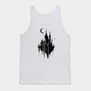 Bloodlust Chronicles: Immortal Bounty Hunts, Gothic Vampire Saga, and Supernatural Adventure in Anime-Manga Art Tank Top