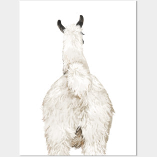 Llama Butt Posters and Art
