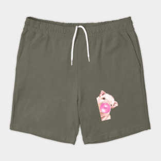 Sneaky Pink Baby Pig with Bubblegum Shorts