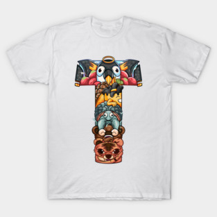 Letter T doodle art T-Shirt