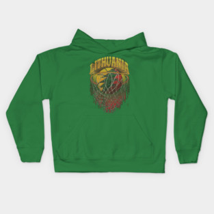 Lithuania Basketball 1992 Kids Hoodie
