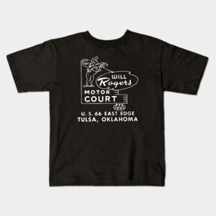 Will Rogers Motor Court Kids T-Shirt