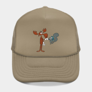 Bullwinkle and Rocky - Authentic and Distressed Hat