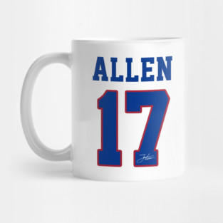 Josh Allen - Team Jersey # 17 v3 Mug