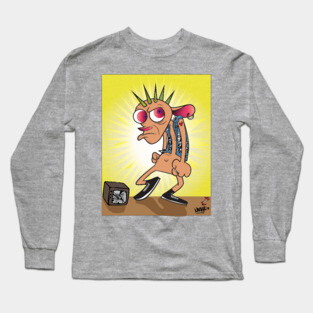 Punk Ren No Stimpy Long Sleeve T-Shirt