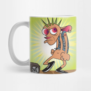 Punk Ren No Stimpy Mug