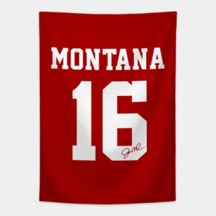 Joe Montana - Team Jersey # 13 Tapestry