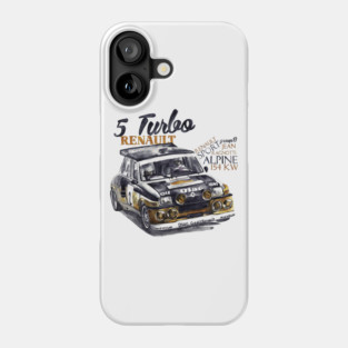 Rally group B: Renault 5 Turbo Phone Case