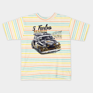 Rally group B: Renault 5 Turbo Kids T-Shirt
