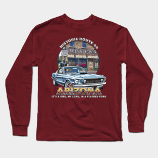 Historic Route 66 Arizona Long Sleeve T-Shirt
