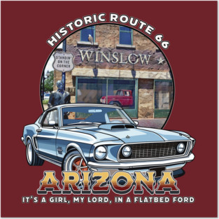 Historic Route 66 Arizona Posters and Art