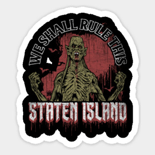 "WE SHALL RULE" Sticker