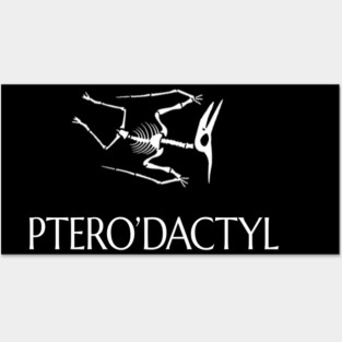 Pterodactyl -  Late Jurassic Fossil (Archaeology, Paleontology) Posters and Art