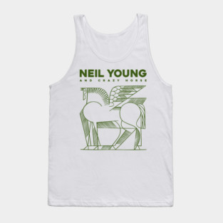 Neil Young - 70s Crazy Horse Fanmade Tank Top