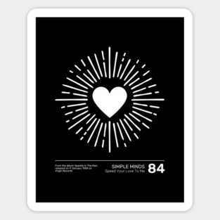 Simple Minds Speed Your Love To Me Magnet