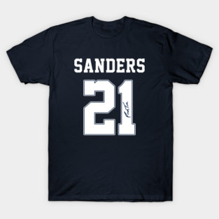 Deion Sanders - Team Jersey # 21 v3 T-Shirt