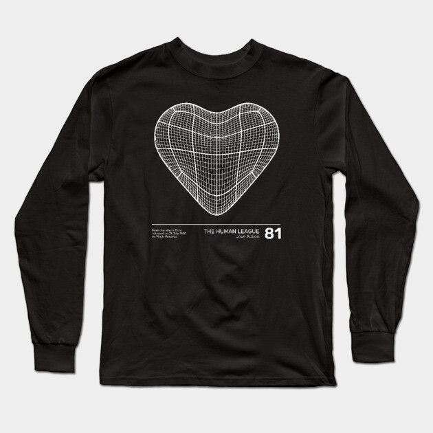 The Human League Love Action Long Sleeve T-Shirt by Timeless Chaos