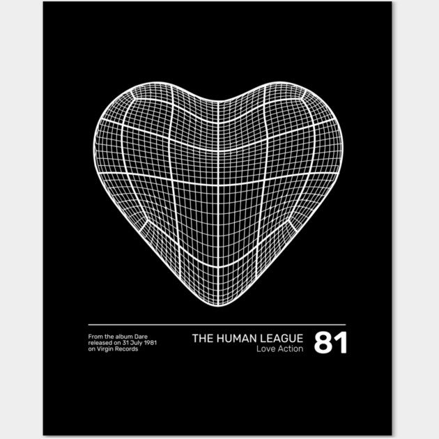 The Human League Love Action Wall Art by Timeless Chaos