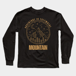 Adventure Is Everywhere - Mountain Long Sleeve T-Shirt