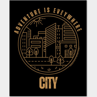 Adventure Is Everywhere - City Posters and Art
