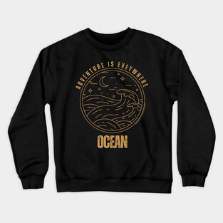 Adventure Is Everywhere - Ocean Crewneck Sweatshirt
