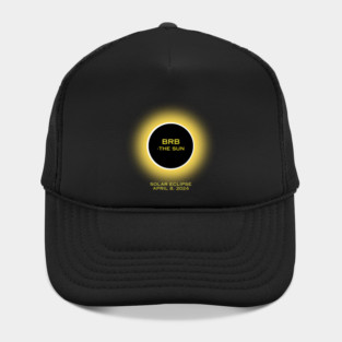 BRB - The Sun 2024 Solar Eclipse Hat