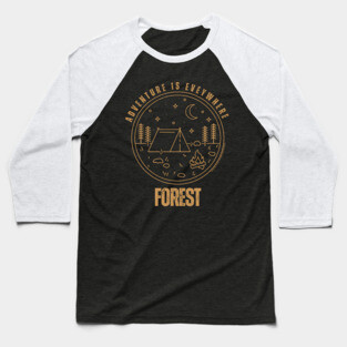 Adventure Is Everywhere - Mountain Baseball T-Shirt