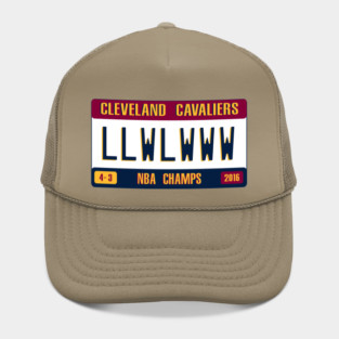 Cleveland Cavaliers 2016 NBA Champs License Plate Hat