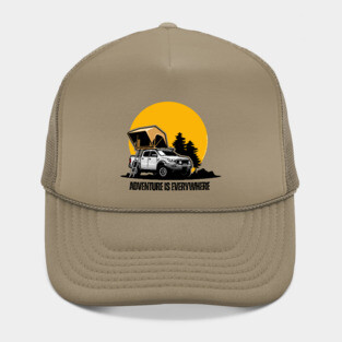 Adventure Is Everywhere 4WD Camper Tent Hat