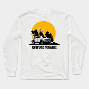 Adventure Is Everywhere 4WD Camper Tent Long Sleeve T-Shirt