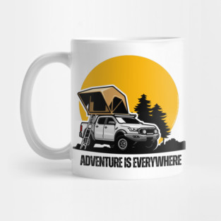 Adventure Is Everywhere 4WD Camper Tent Mug