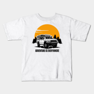 Adventure Is Everywhere - 4WD Camper Kids T-Shirt