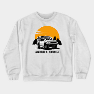 Adventure Is Everywhere - 4WD Camper Crewneck Sweatshirt