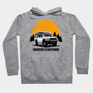 Adventure Is Everywhere - 4WD Camper Hoodie