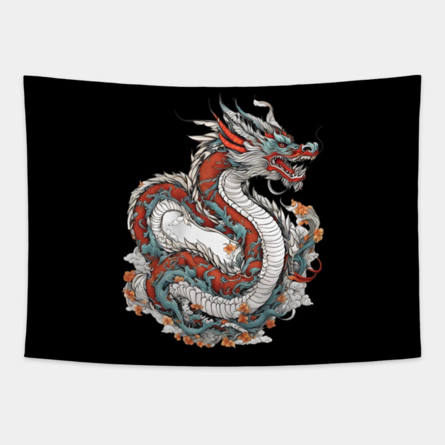 Tarragon Dragon Tapestry by animegirlnft