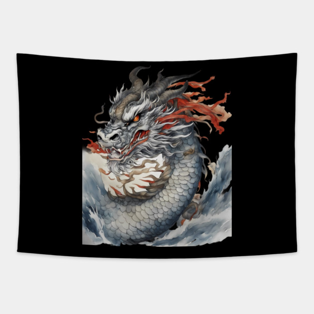Bunyip Monster Tapestry by animegirlnft