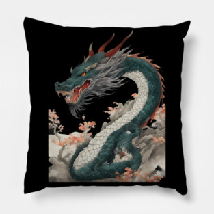 Metal Dragon Pillow
