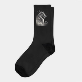 Black Monster Terror Socks