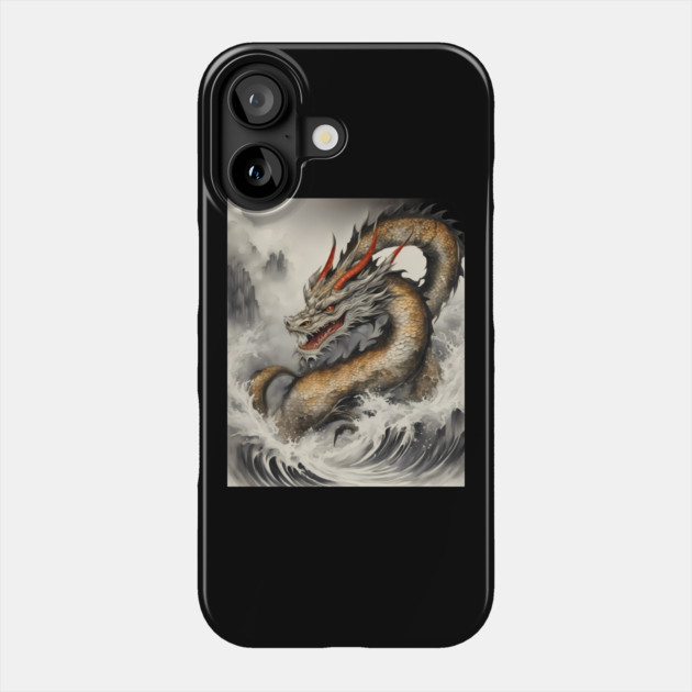 Water Dragon Phone Case by animegirlnft