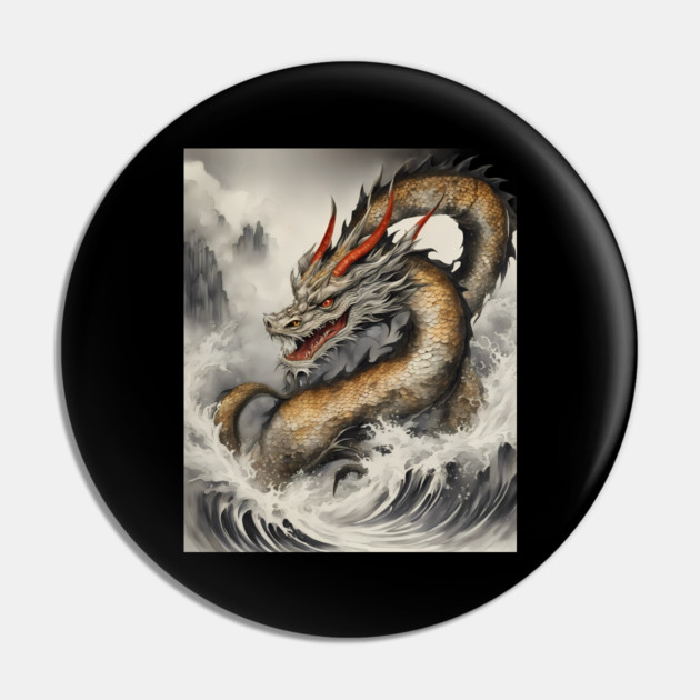 Water Dragon Pin by animegirlnft