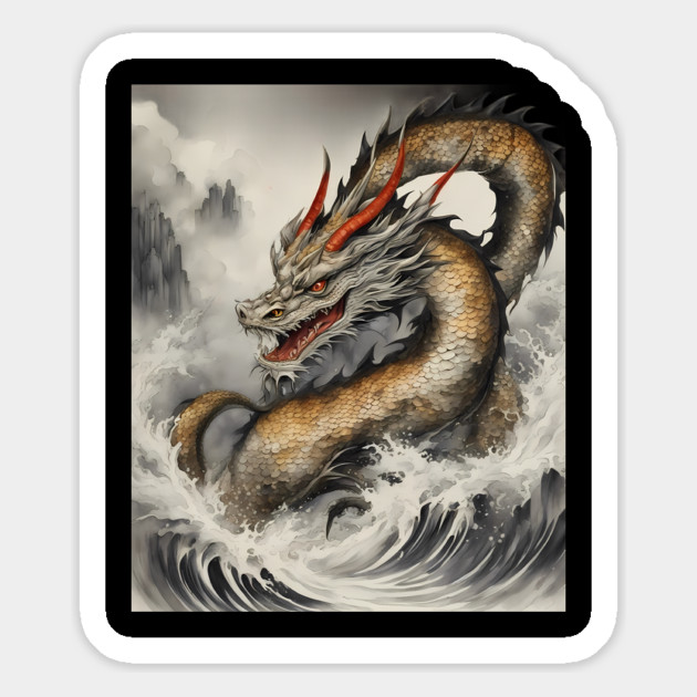 Water Dragon Magnet by animegirlnft