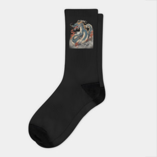 Chinese New Year Dragon Socks